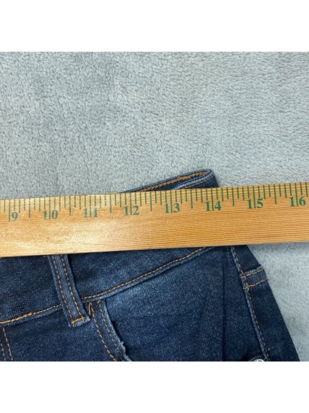 NWT Well Worn Women's Size 6/28 Wide Leg High Rise Jeans Dark Wash Denim G2140 - Picture 6 of 13